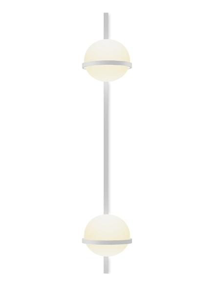 wall lamp Palma double light and vase