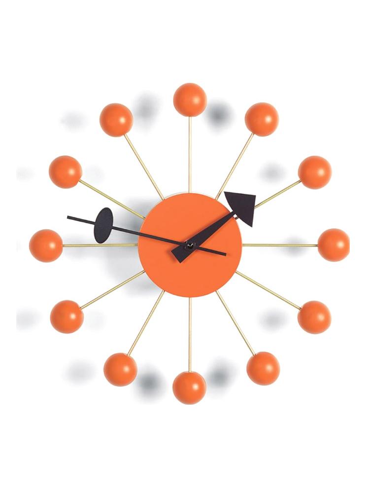 Ball Wall Clock - Orange