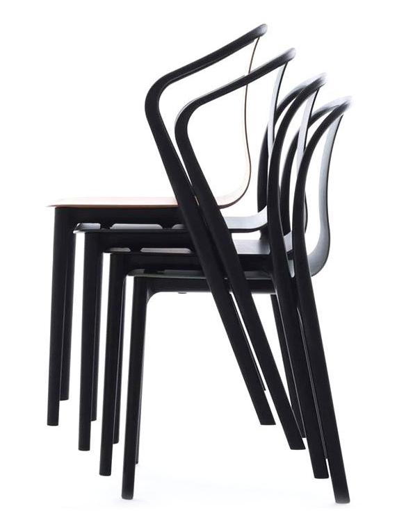 Belleville Armchair - Black Ash / 12