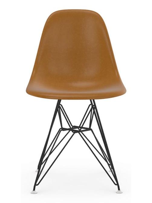 Eames Fiberglass DSR Side Chair - Basic Dark/Ochre Dark