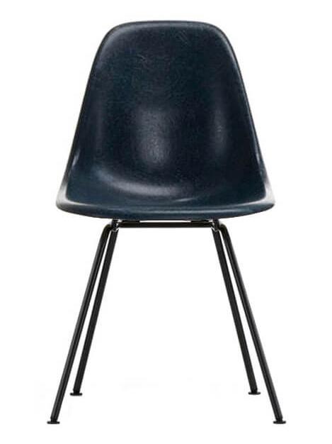 Eames Fiberglass DSX Side Chair - Basic Dark/Navy Blue
