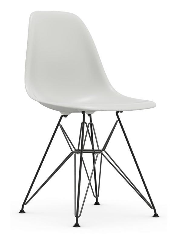 Eames Plastic Chair DSR - Black Base / White