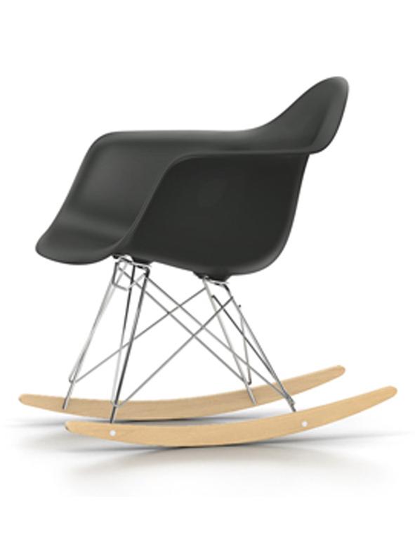 Eames Plastic RAR Rocking Chair Golden Maple/Chrome - Basalt