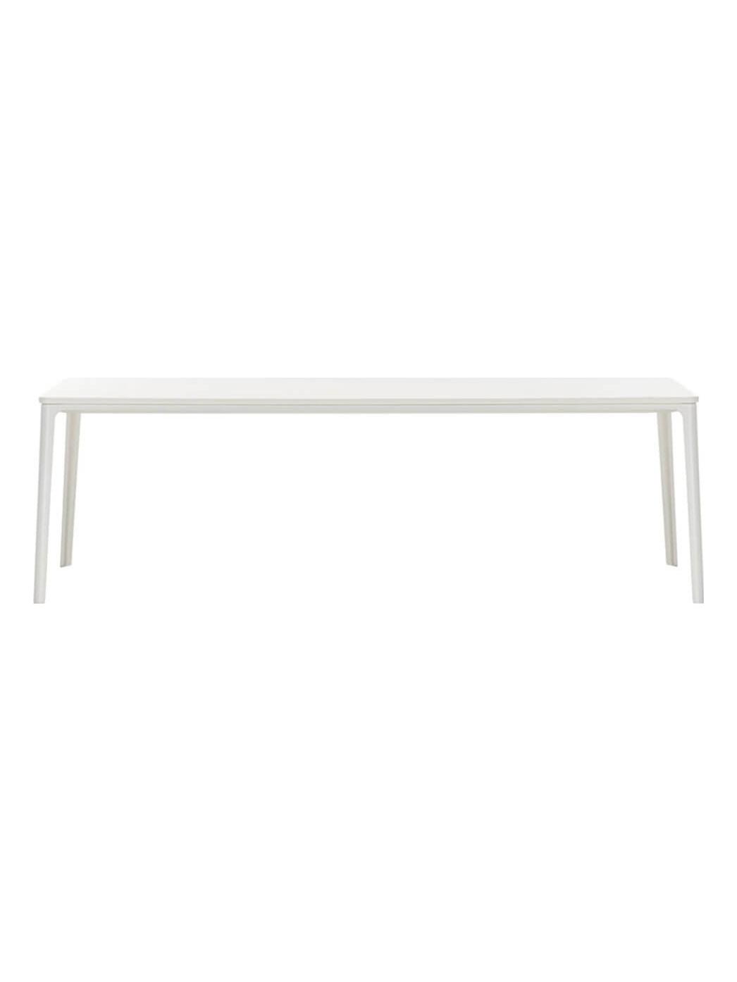 Plate Dining Table White 220x100