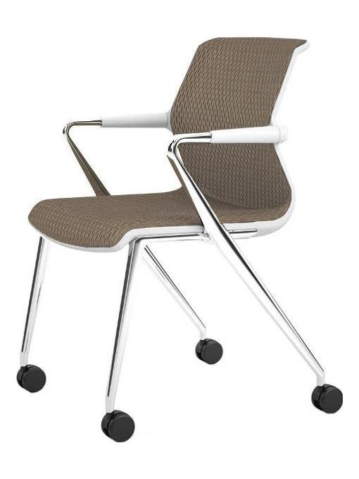 Unix Chair with Four-legged Base on Castors