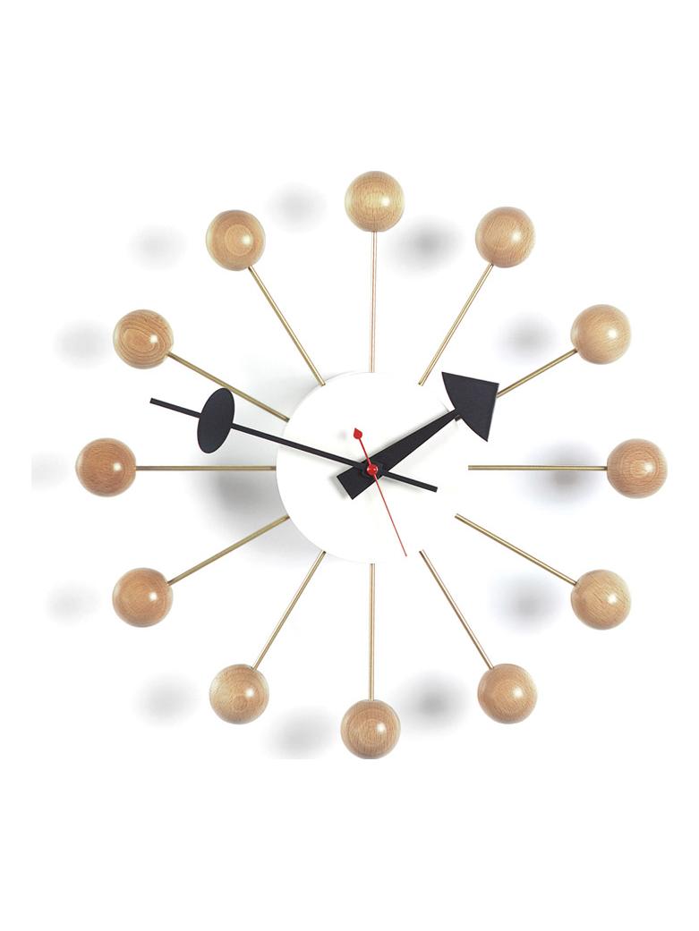 Wall Clocks, Ball Clock - Beech