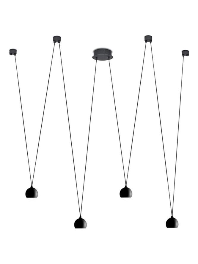 Vivida Shallow 4 light led suspension lamp