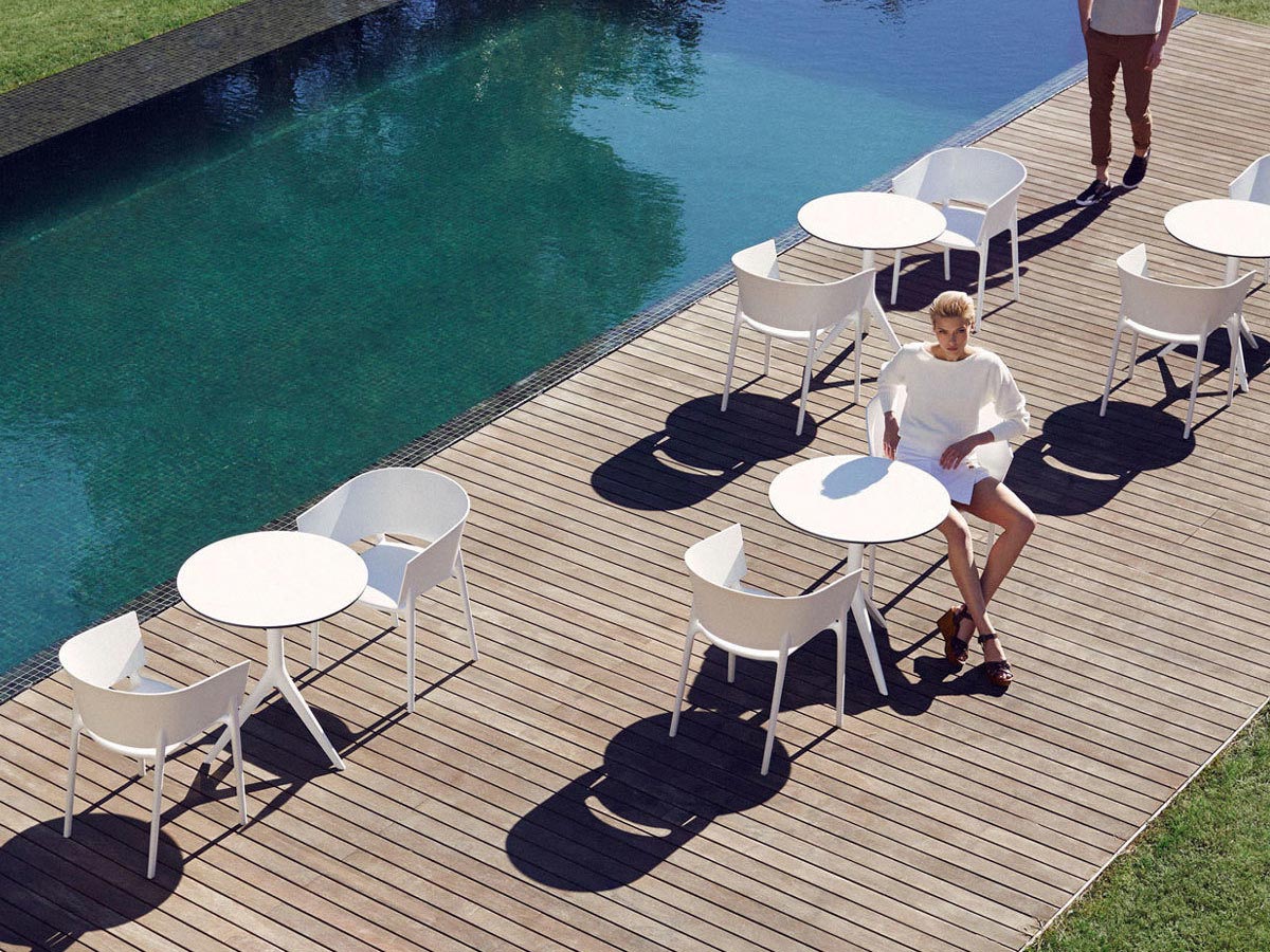 Mari Sol Dining Table - White