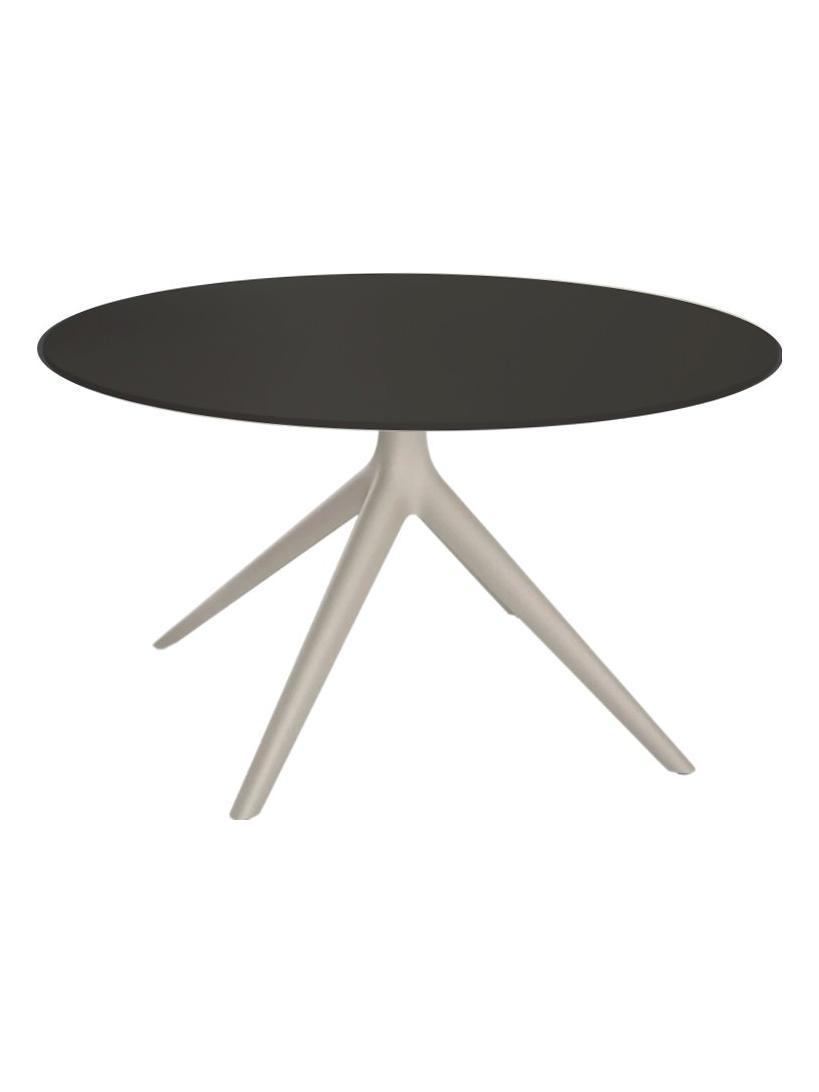 Mari Sol Folding Low Table - Ecru Black