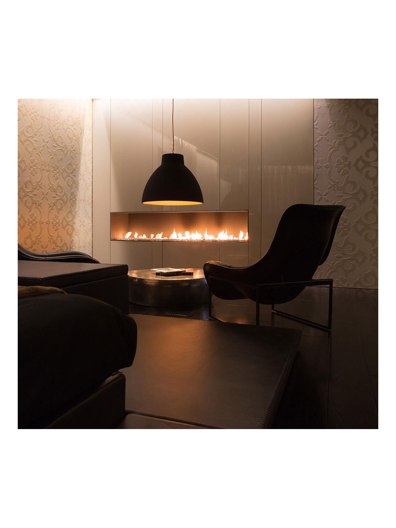 Bishop Suspension Lamp - 6.0 Black-Gold