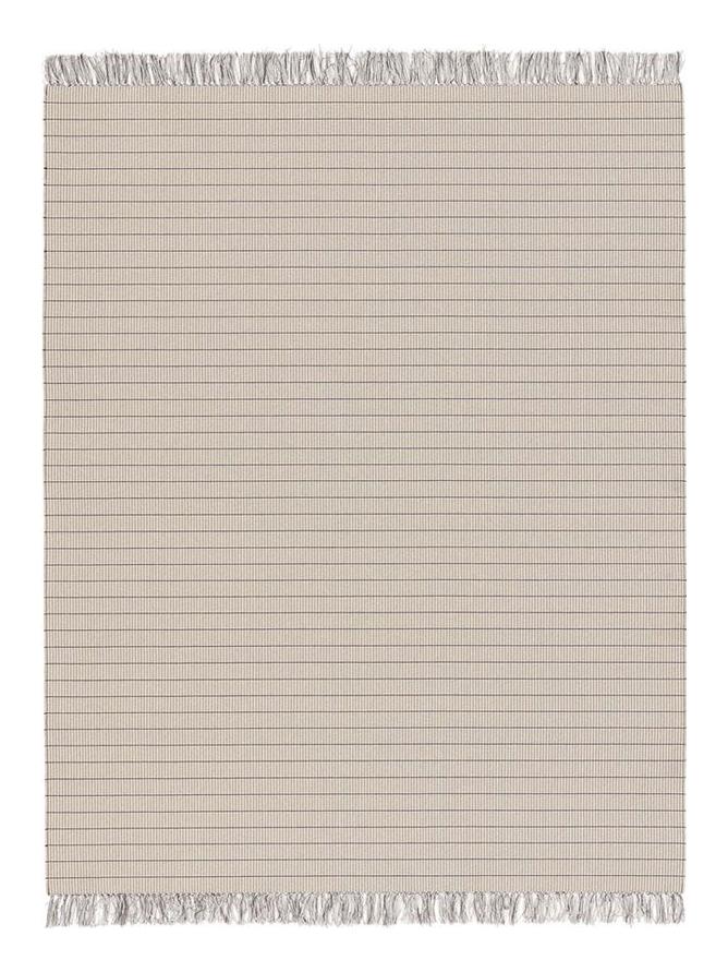 Line Rug Outdoor - Light Sand / Light Navy Blue