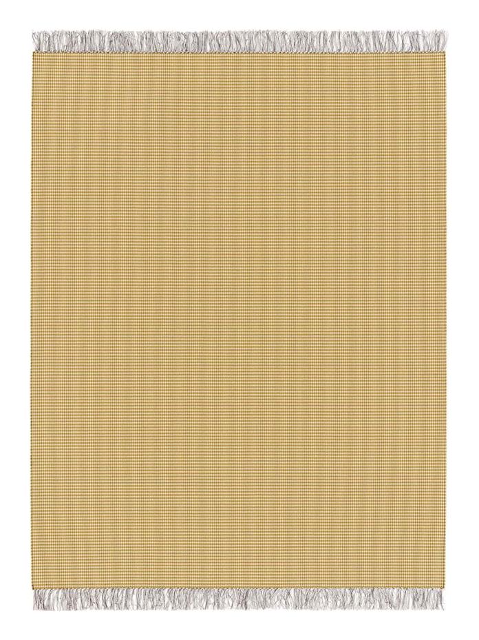 River Outdoor Rug - Light Sand / Navy Blue Light