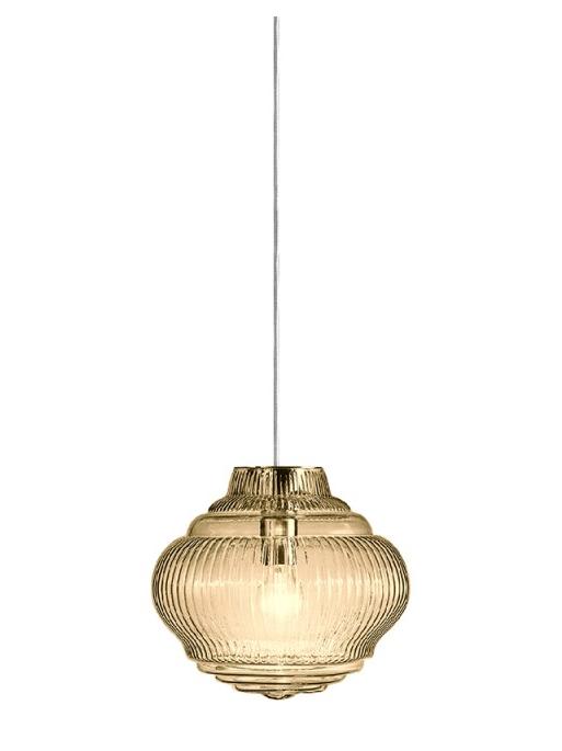 Bonnie and Clyde Suspension Lamp in Glass E27