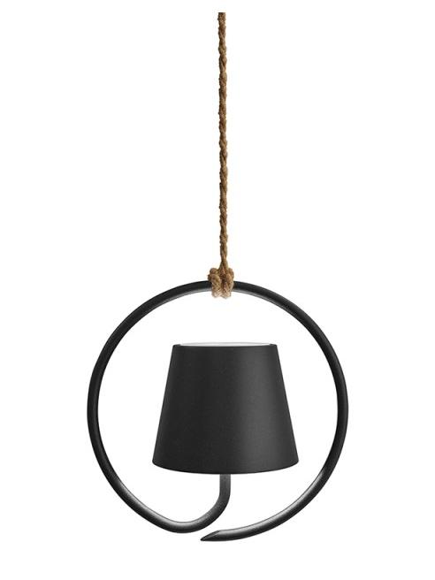 Poldina dark gray Pendant battery Hanging led Lamp