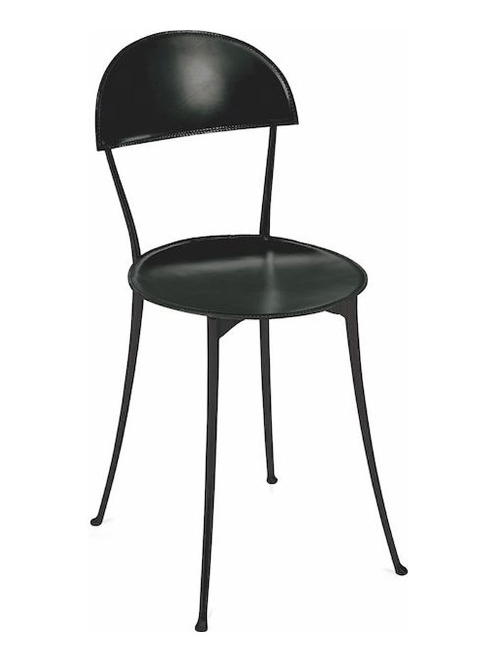 Tonietta Chair - Black / Black Leather